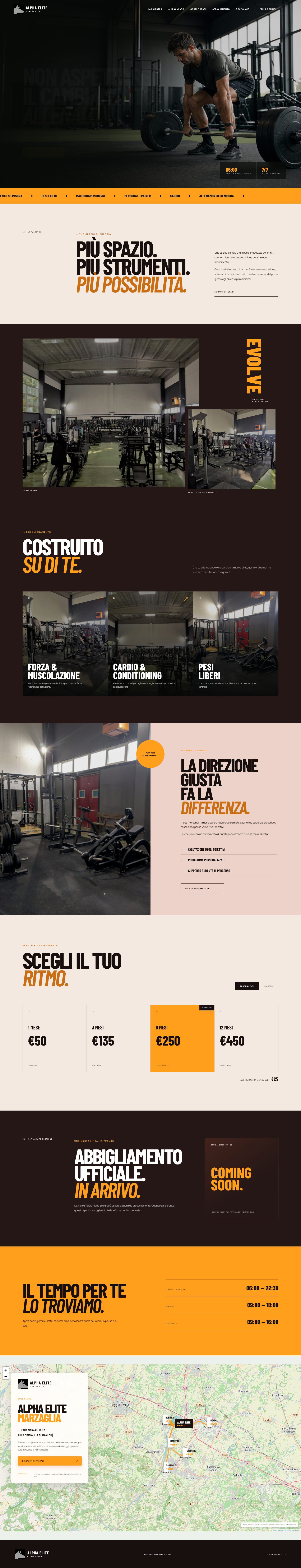 Anteprima del progetto: Alpha Elite Fitness Club
